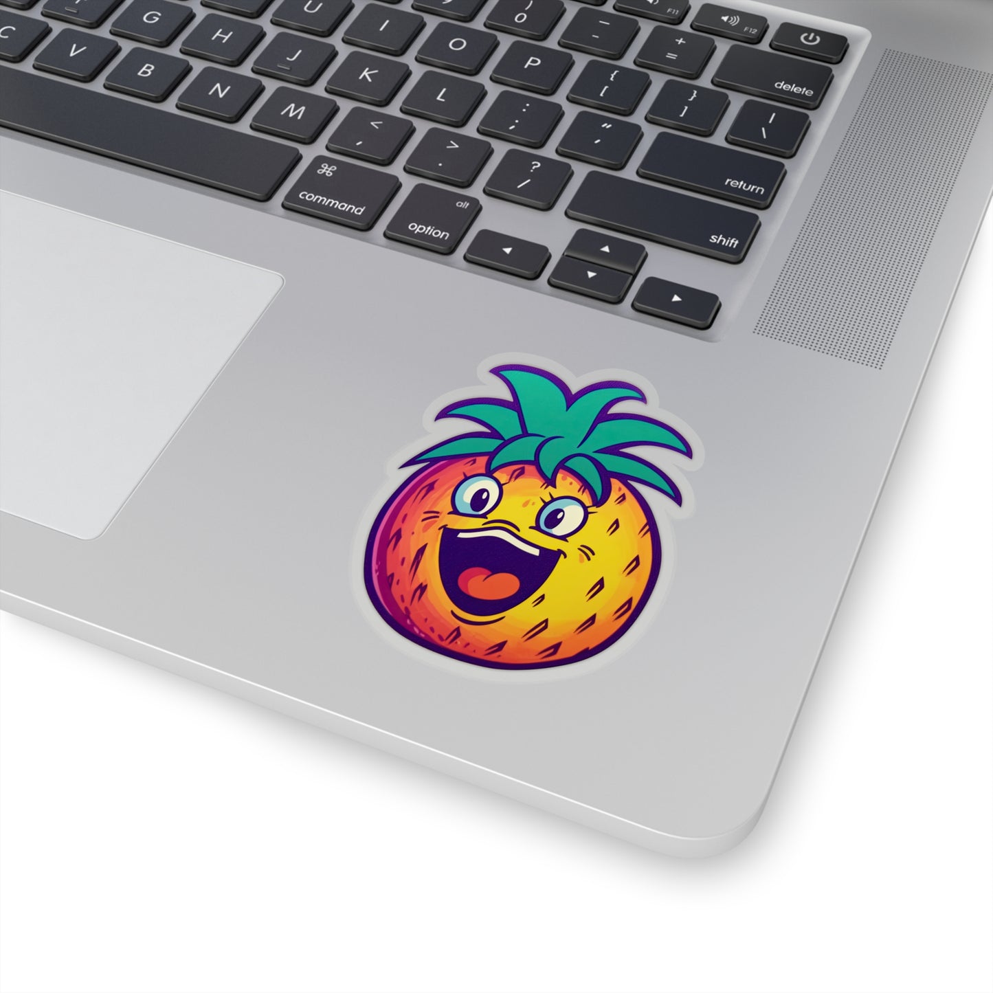 Retro Pineapple Whimsy Sticker