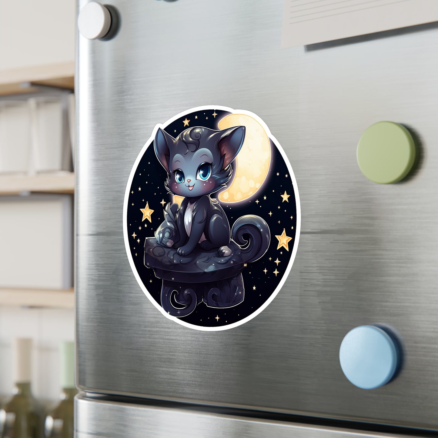 Lunar Kitty: Moonlit Magic Sticker