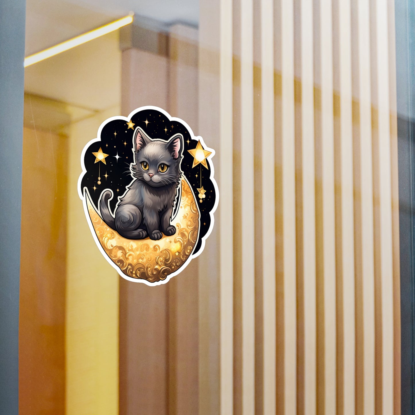 Lunar Kitty Serenade Sticker