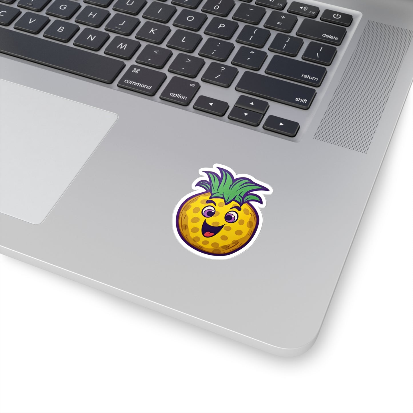 Retro Pineapple Pop: Funky Sticker