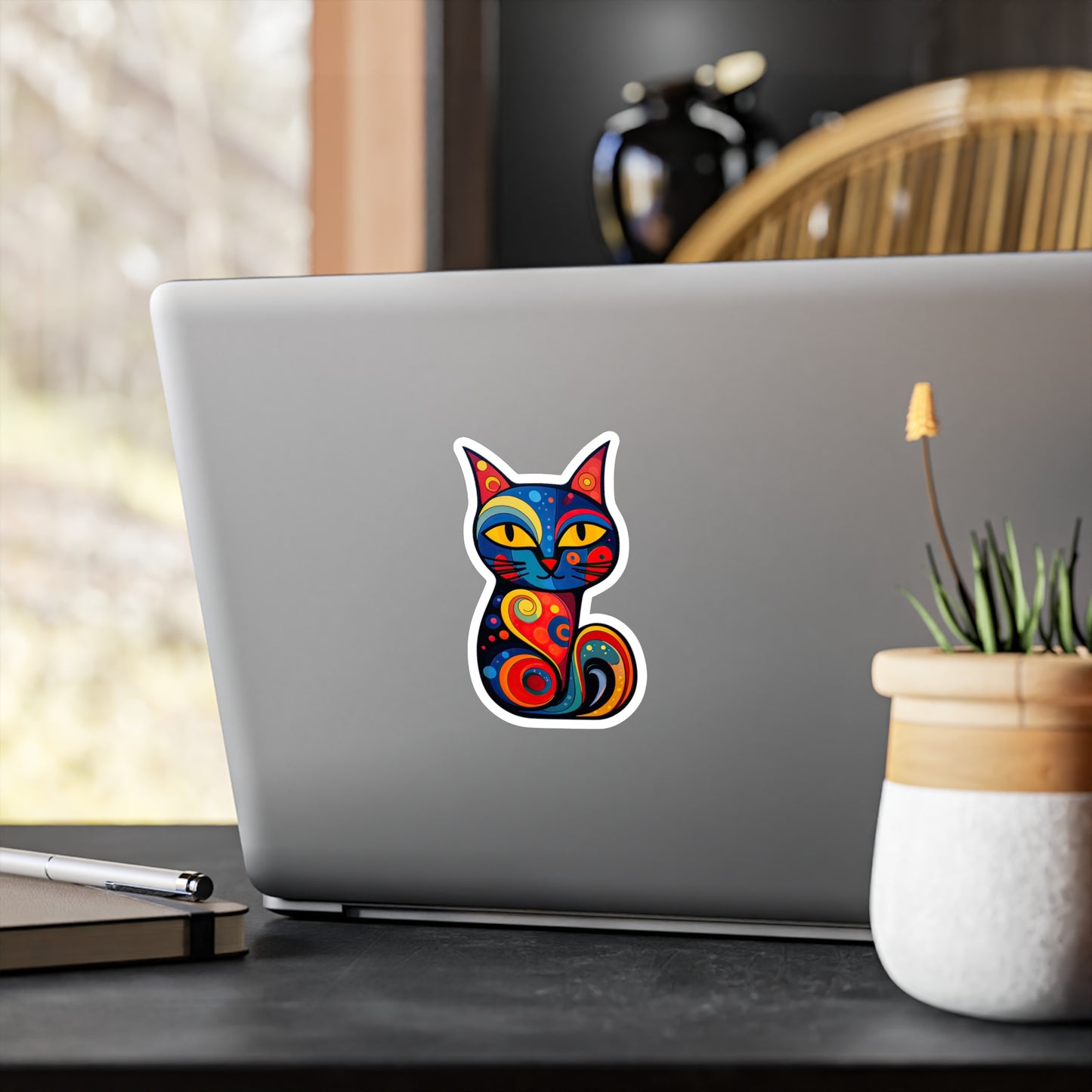 Purr-fectly Adorable Cat Sticker