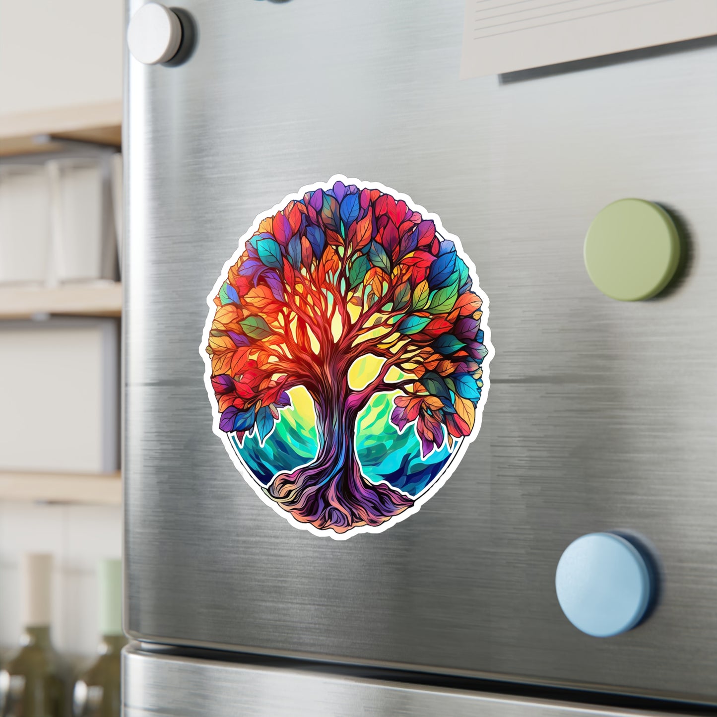 Surreal Tree of Life Sticker