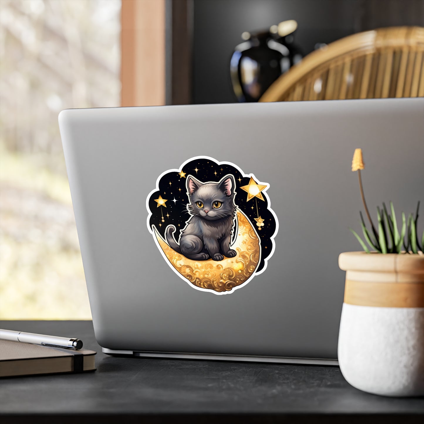 Lunar Kitty Serenade Sticker