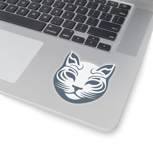 Purr-fectly Adorable Cat Face Sticker