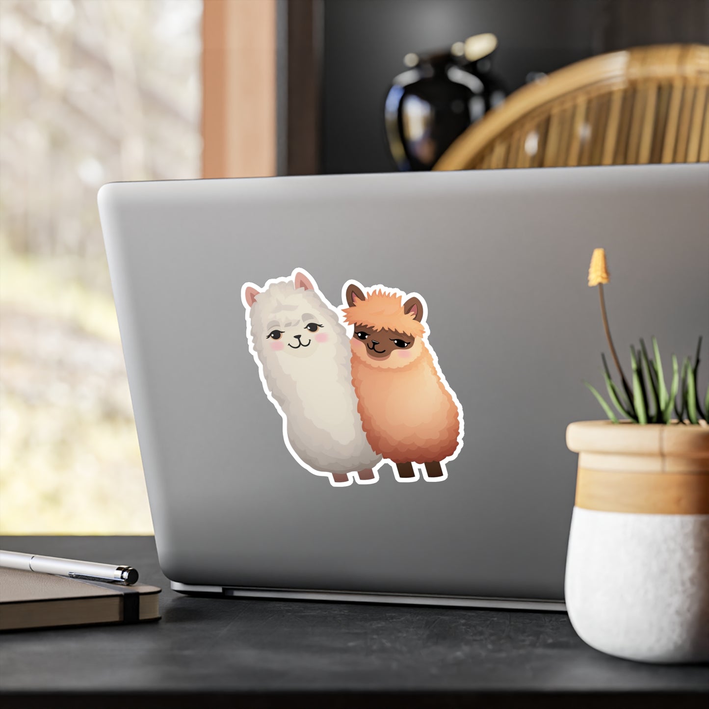 Adorable Curious Alpacas Sticker - Ultimate Cuteness | Must-Have Collectible Design