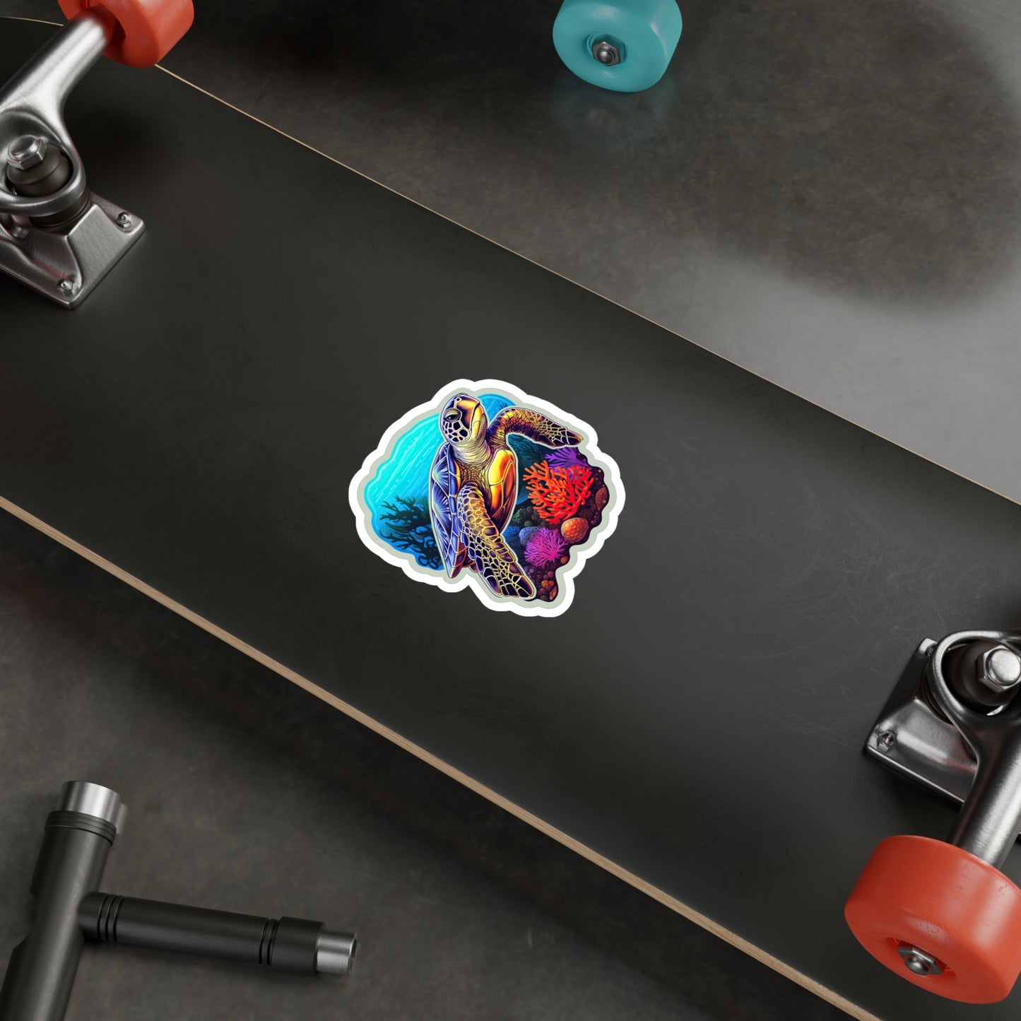 Reef Rhapsody: Hawksbill Turtle Sticker