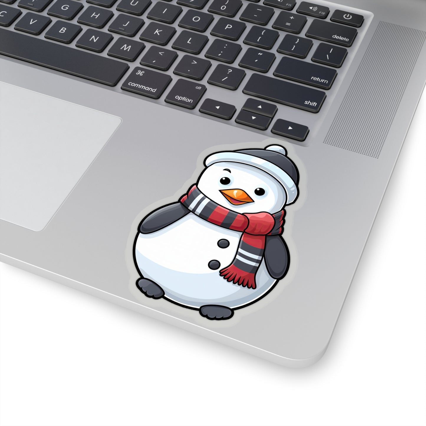 Frosty Fun in Monochrome Sticker