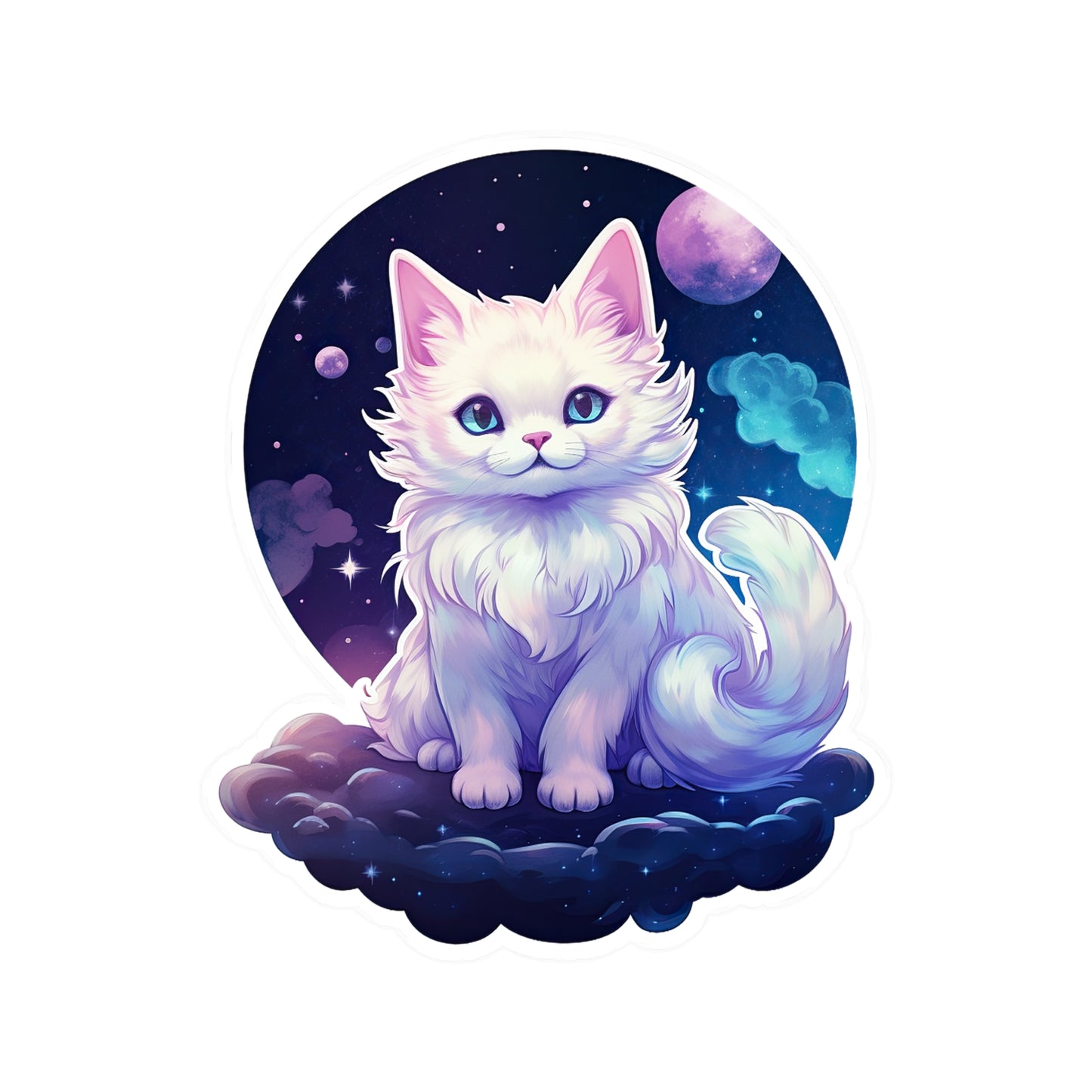 Cosmic Kitty Dreams Sticker