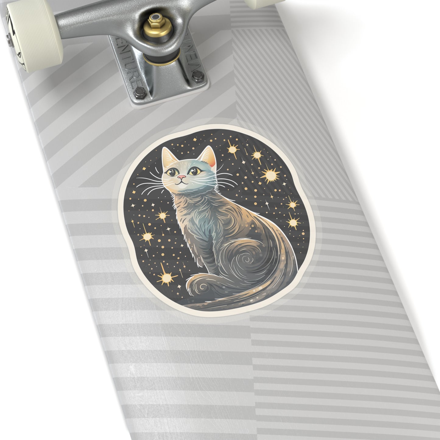 Starry Night Feline Sticker