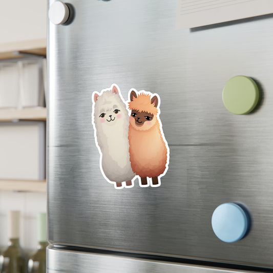 Adorable Curious Alpacas Sticker - Ultimate Cuteness | Must-Have Collectible Design