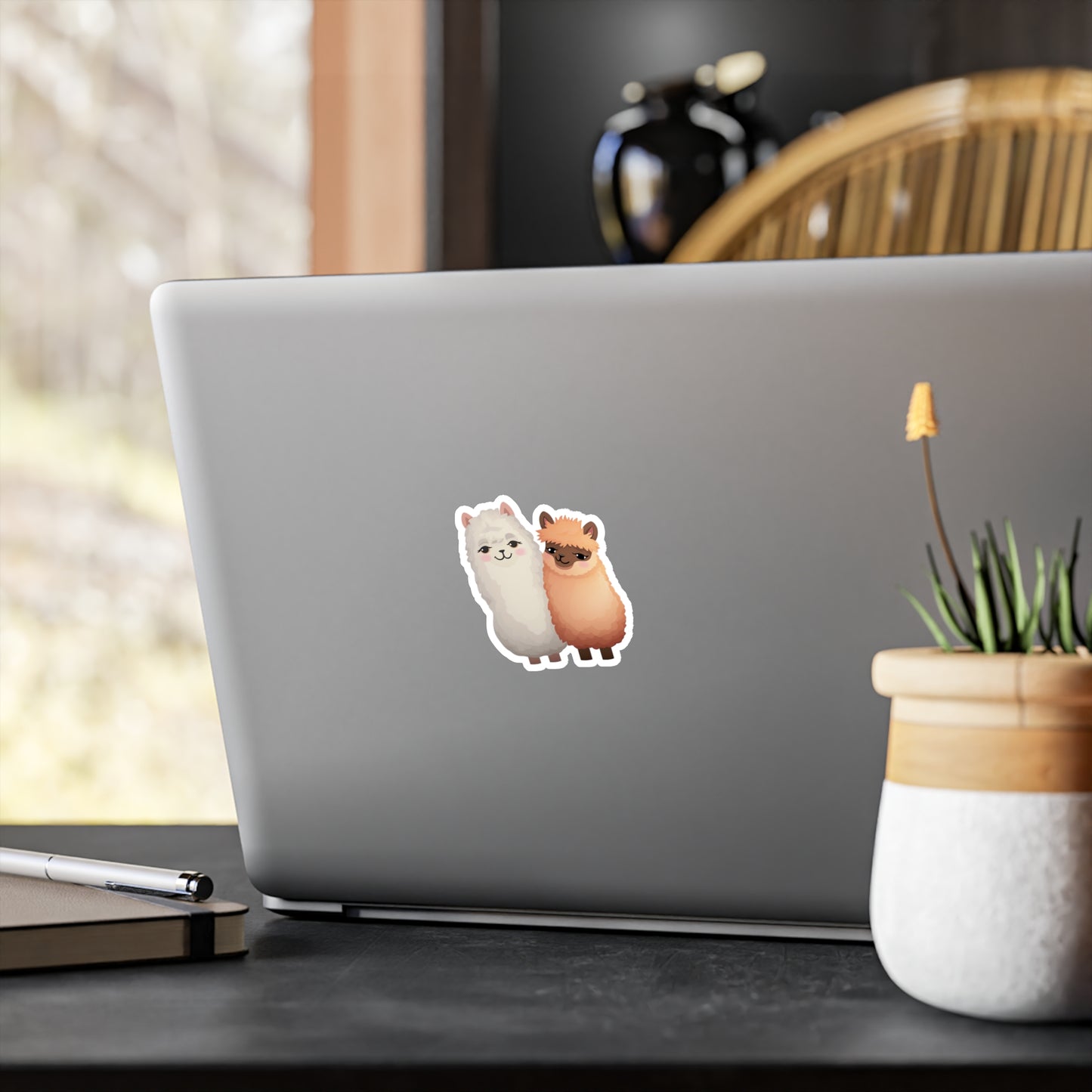 Adorable Curious Alpacas Sticker - Ultimate Cuteness | Must-Have Collectible Design