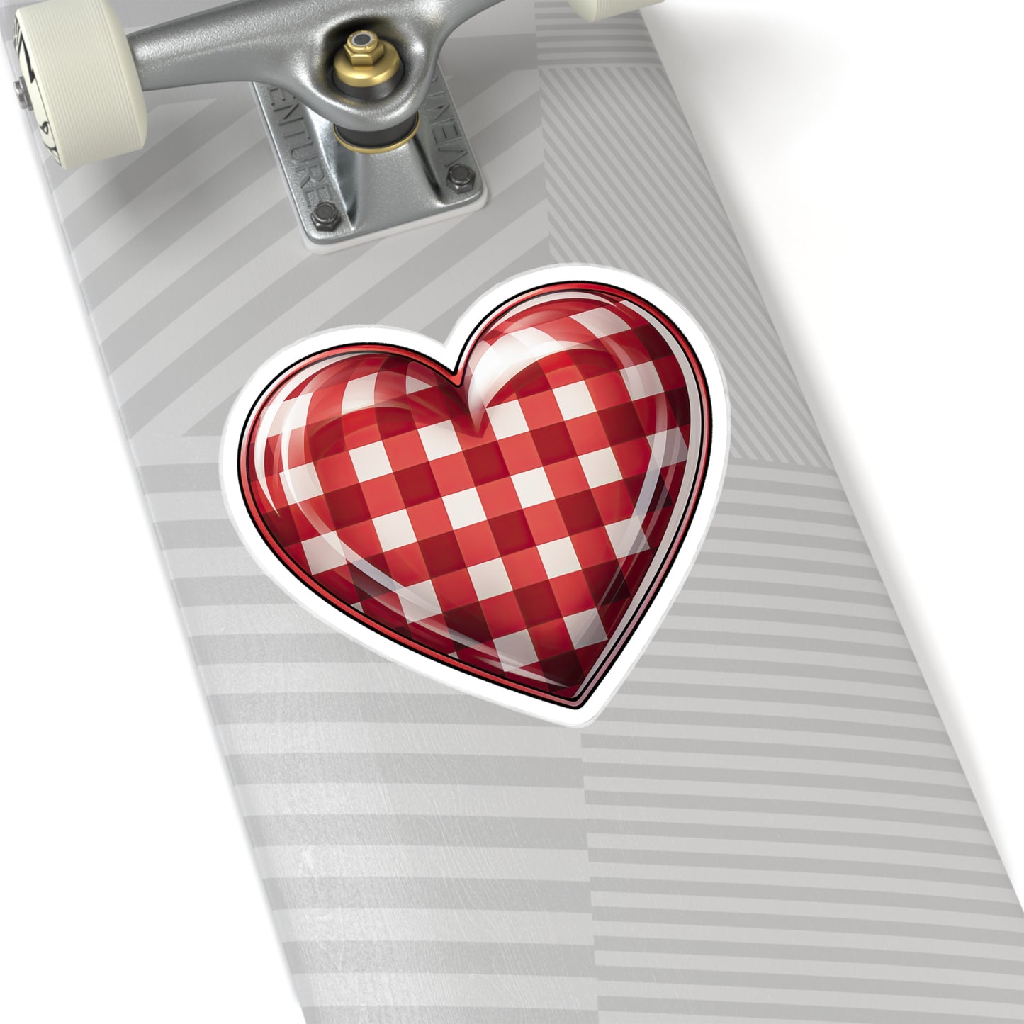 Rev Up Your Style with Checkered! Sticker.