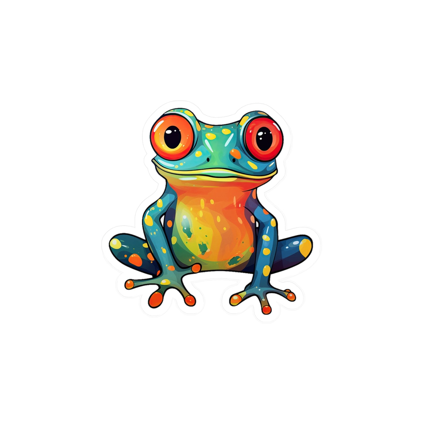 Froggy Fun Sticker