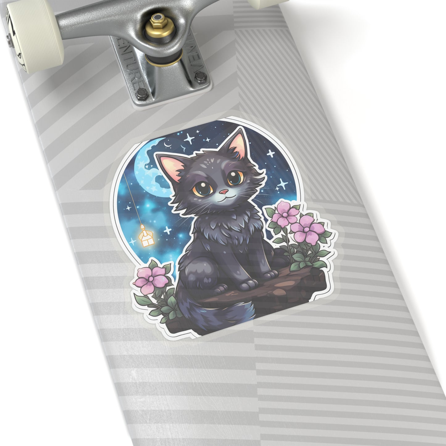 Lunar Kitty's Moonlit Garden Sticker