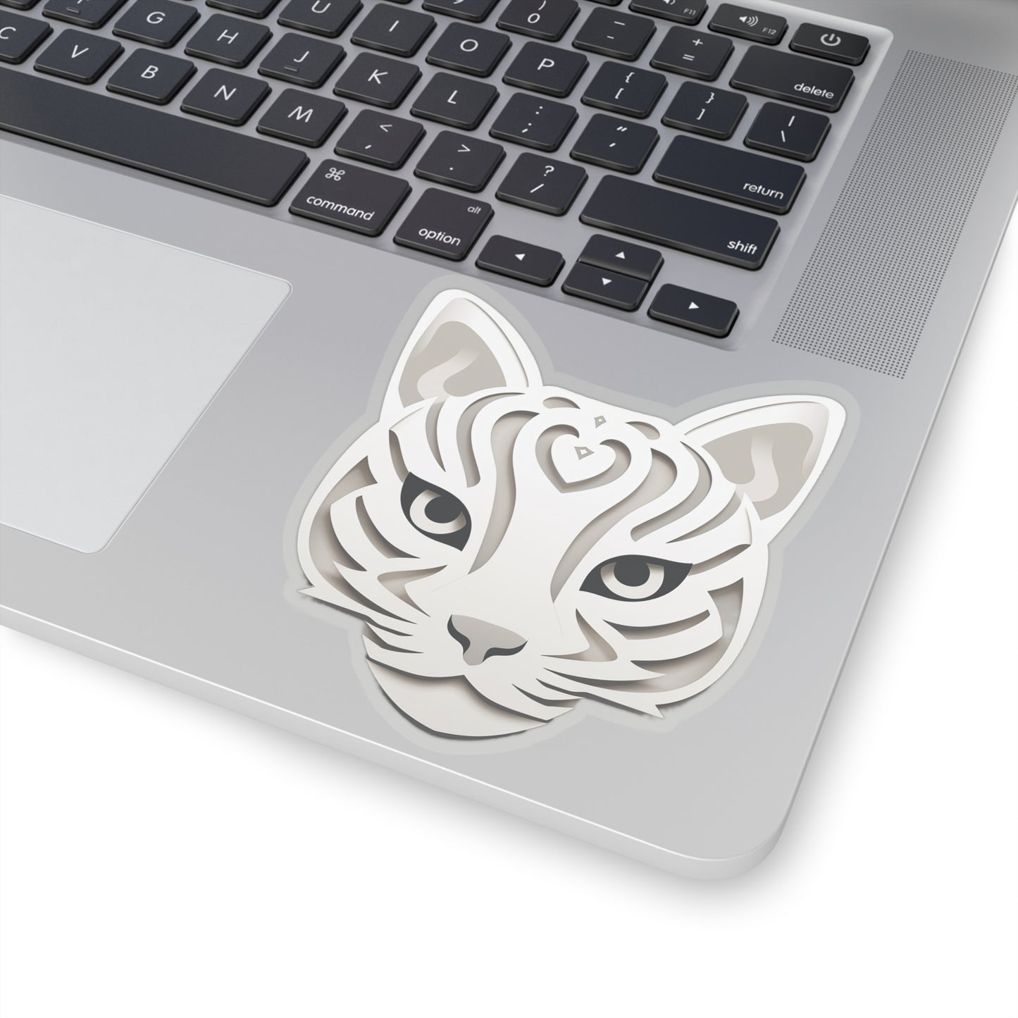 Purrfectly Adorable Cat Face Sticker