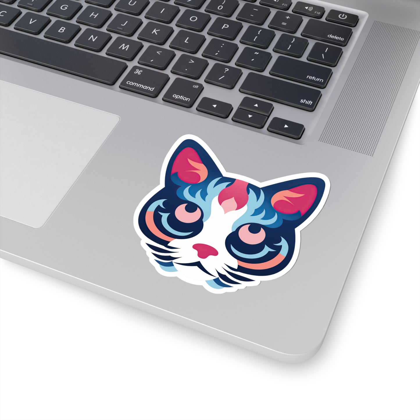 Purrfectly Adorable Cat Face Sticker