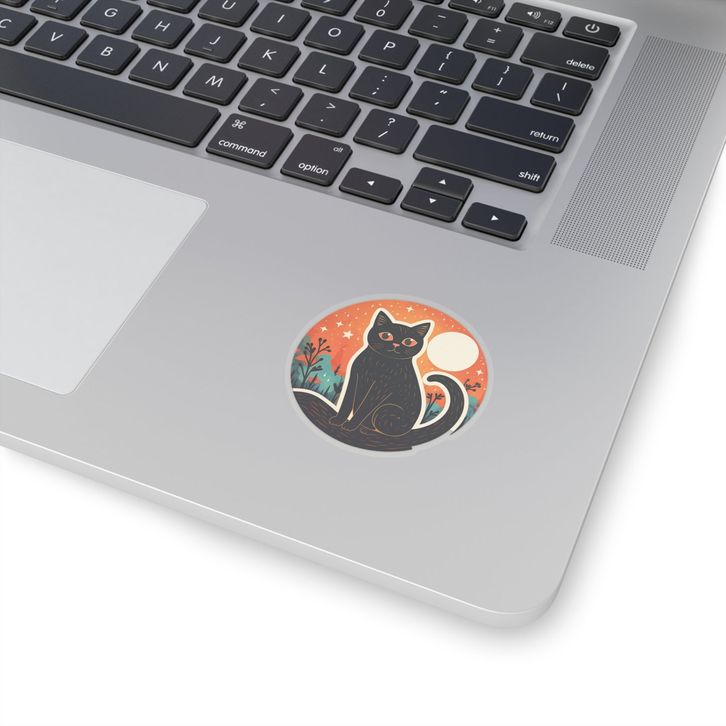 Moonlit Meow Sticker