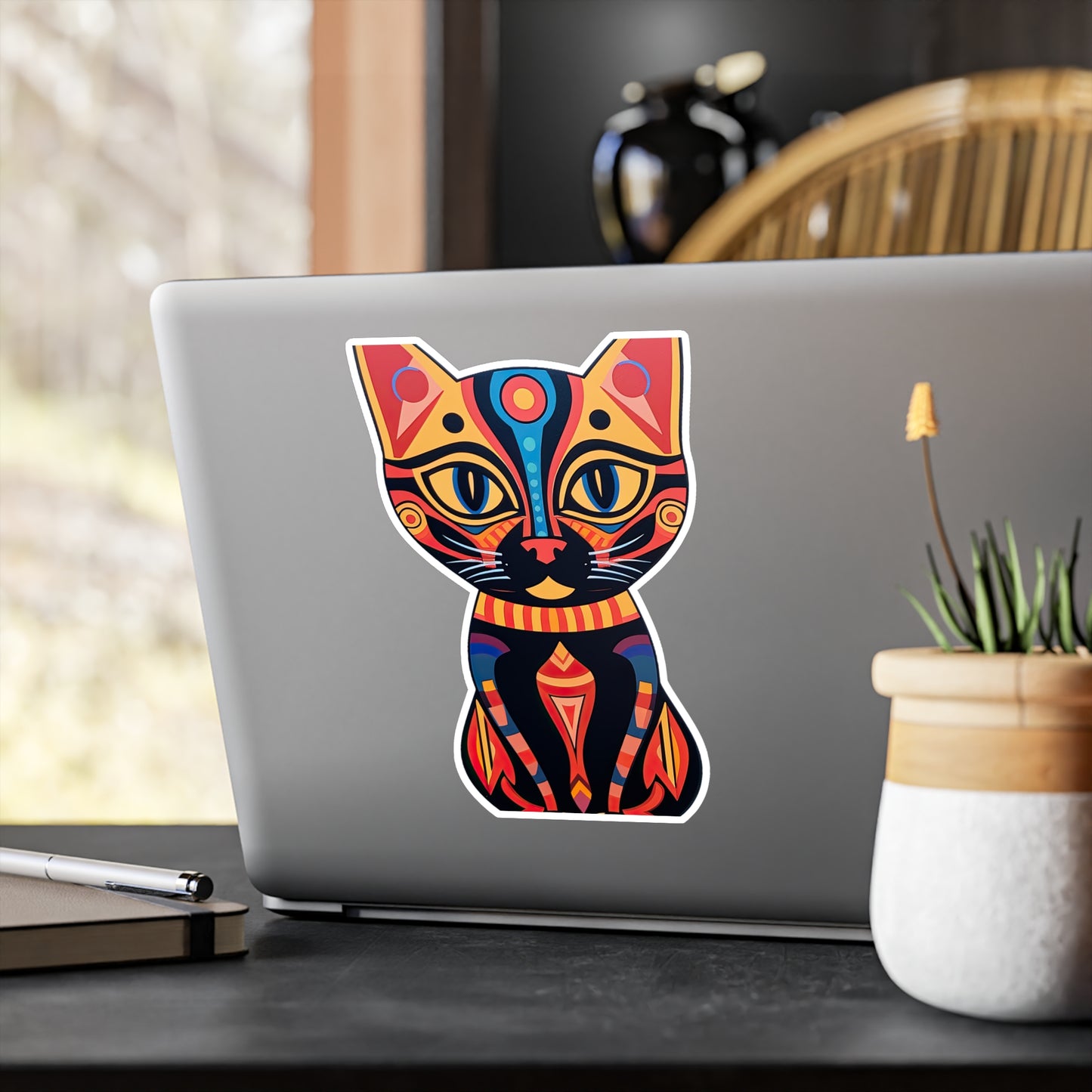 Egyptian Enchanting Cat Sticker