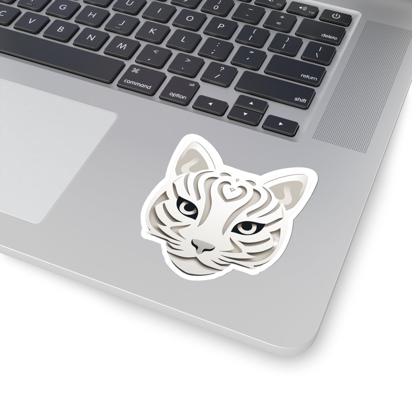 Purrfectly Adorable Cat Face Sticker