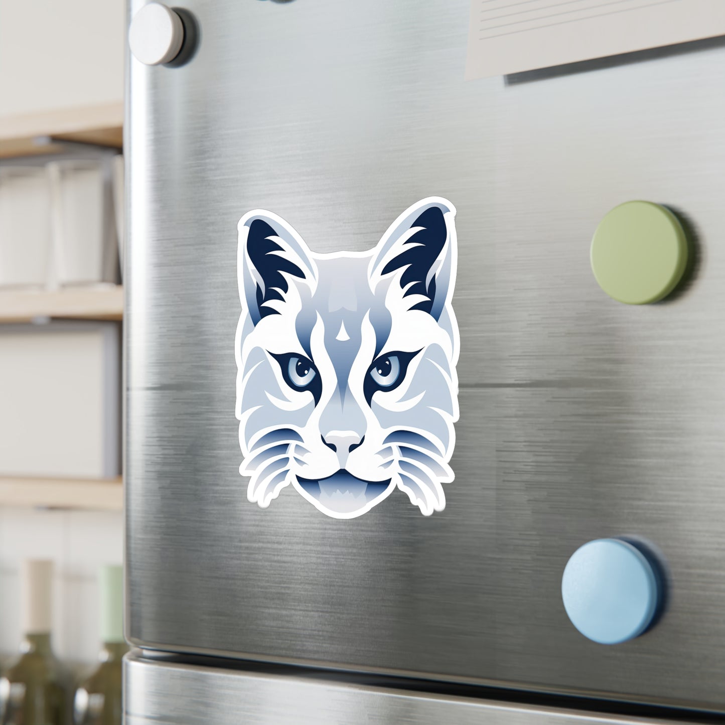 Whiskers and Purrfection Sticker