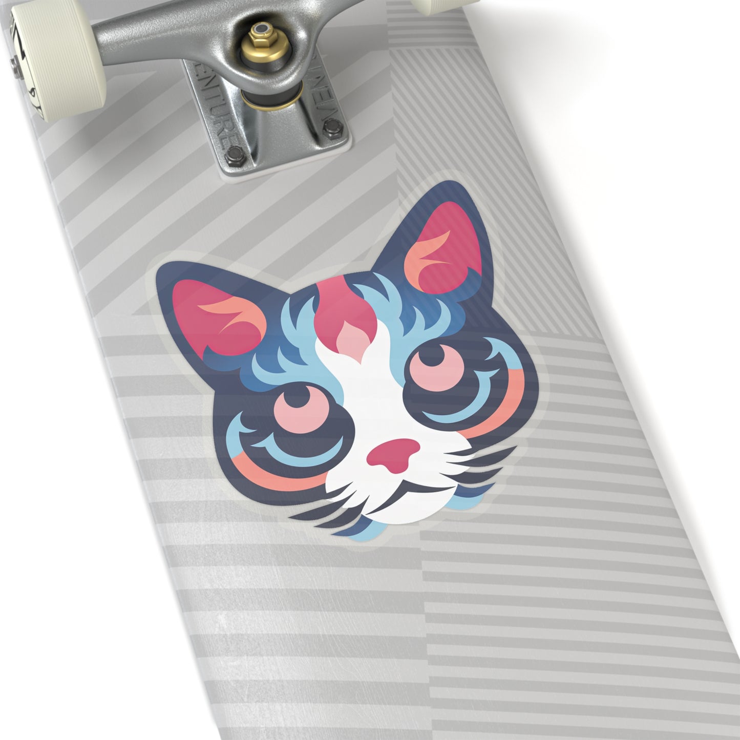 Purrfectly Adorable Cat Face Sticker