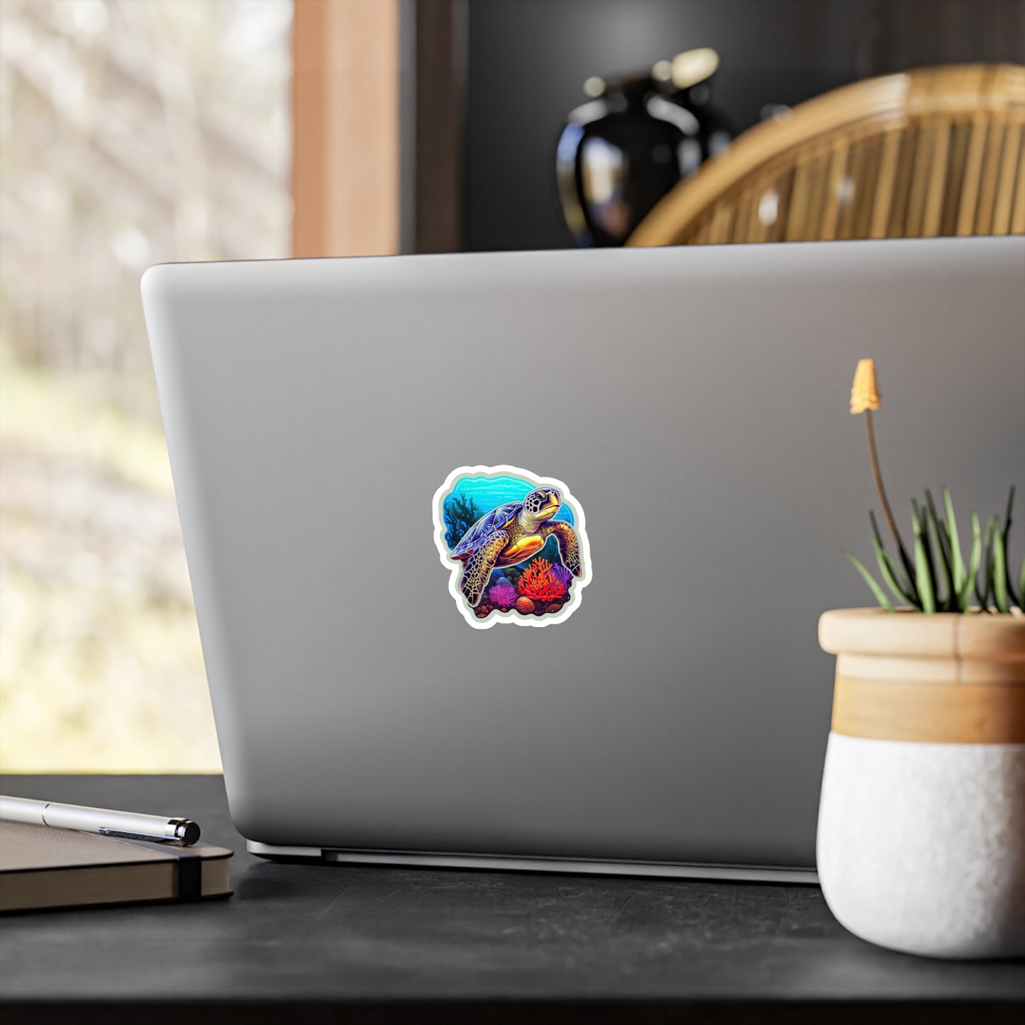 Reef Rhapsody: Hawksbill Turtle Sticker