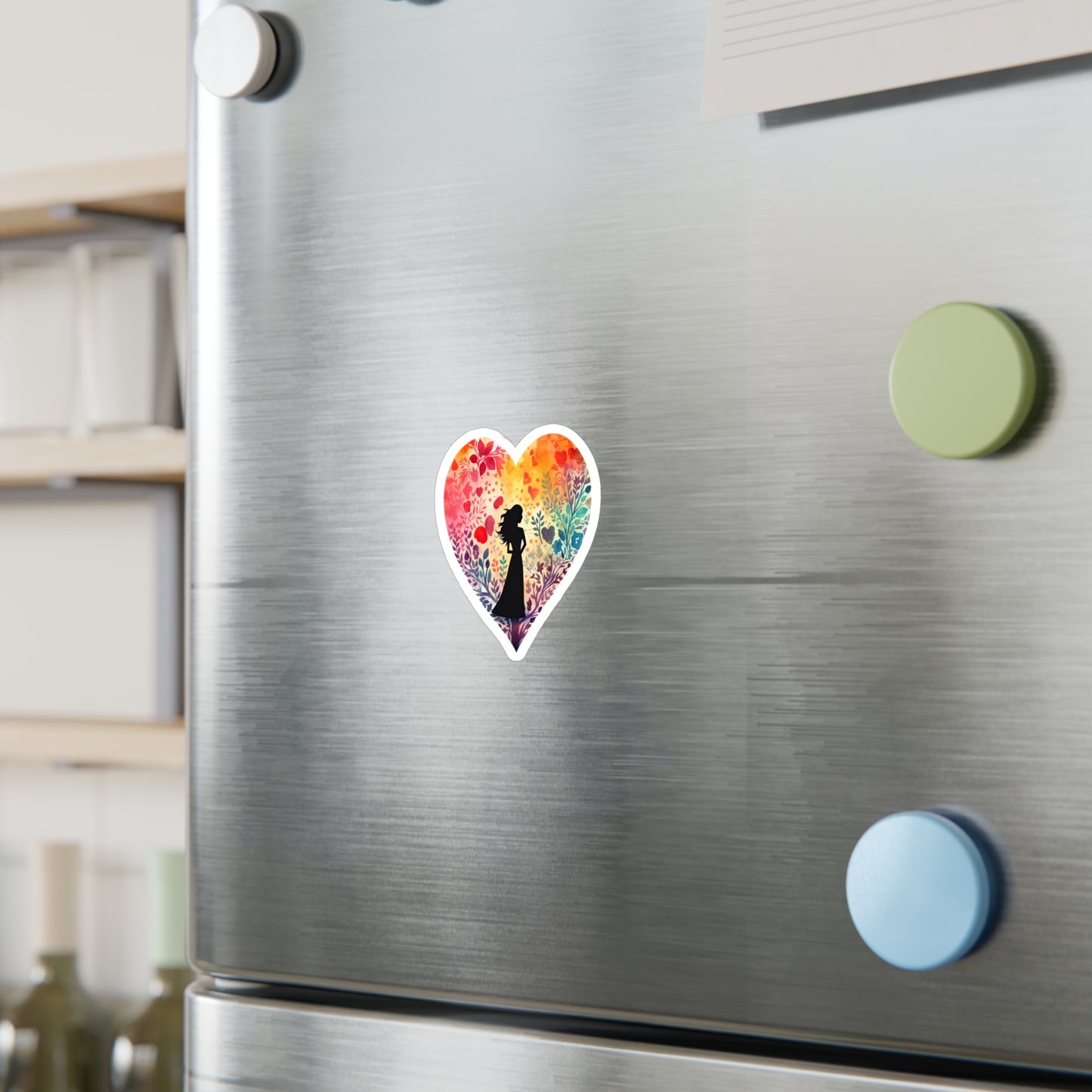 Watercolor Heart Sticker