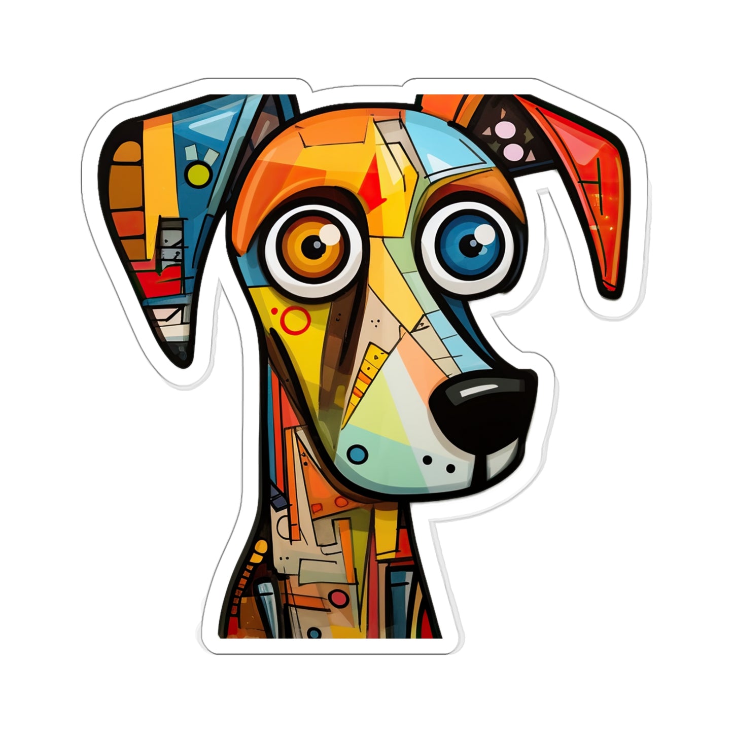 Pawsitively Adorable Dog Sticker