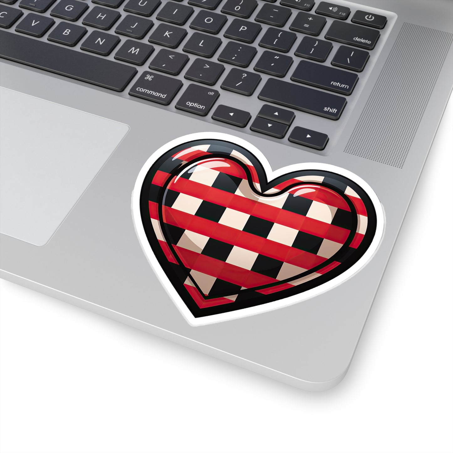 Chic Checkered Delight Sticker