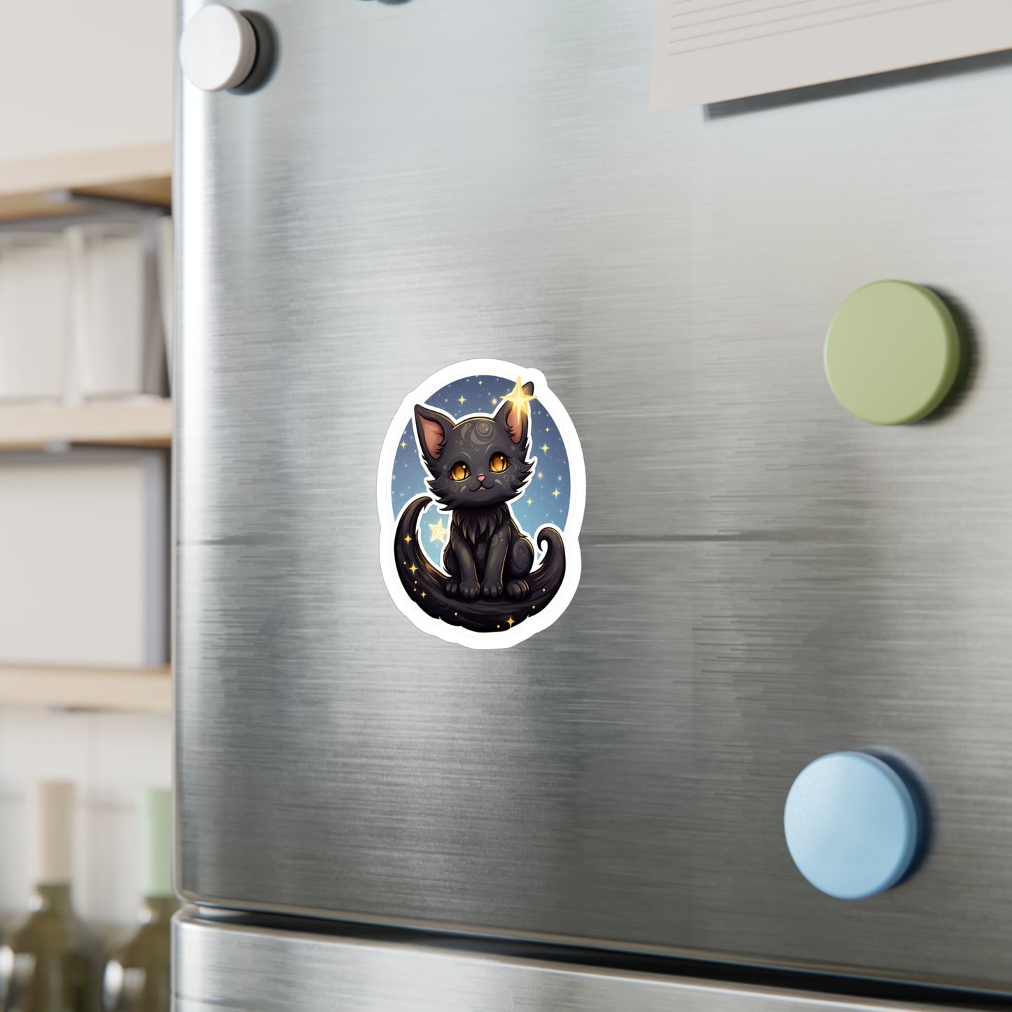 Majestic Lunar Kitty Sticker