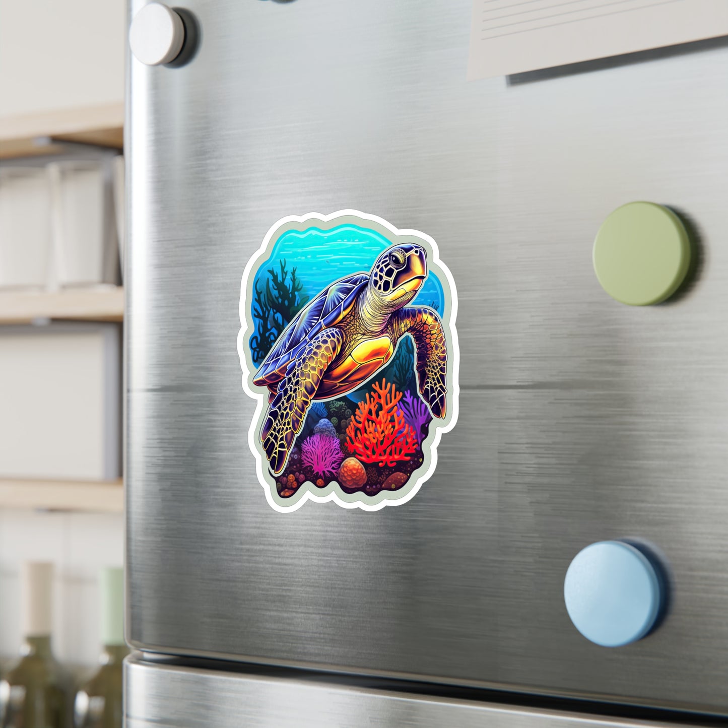 Reef Rhapsody: Hawksbill Turtle Sticker