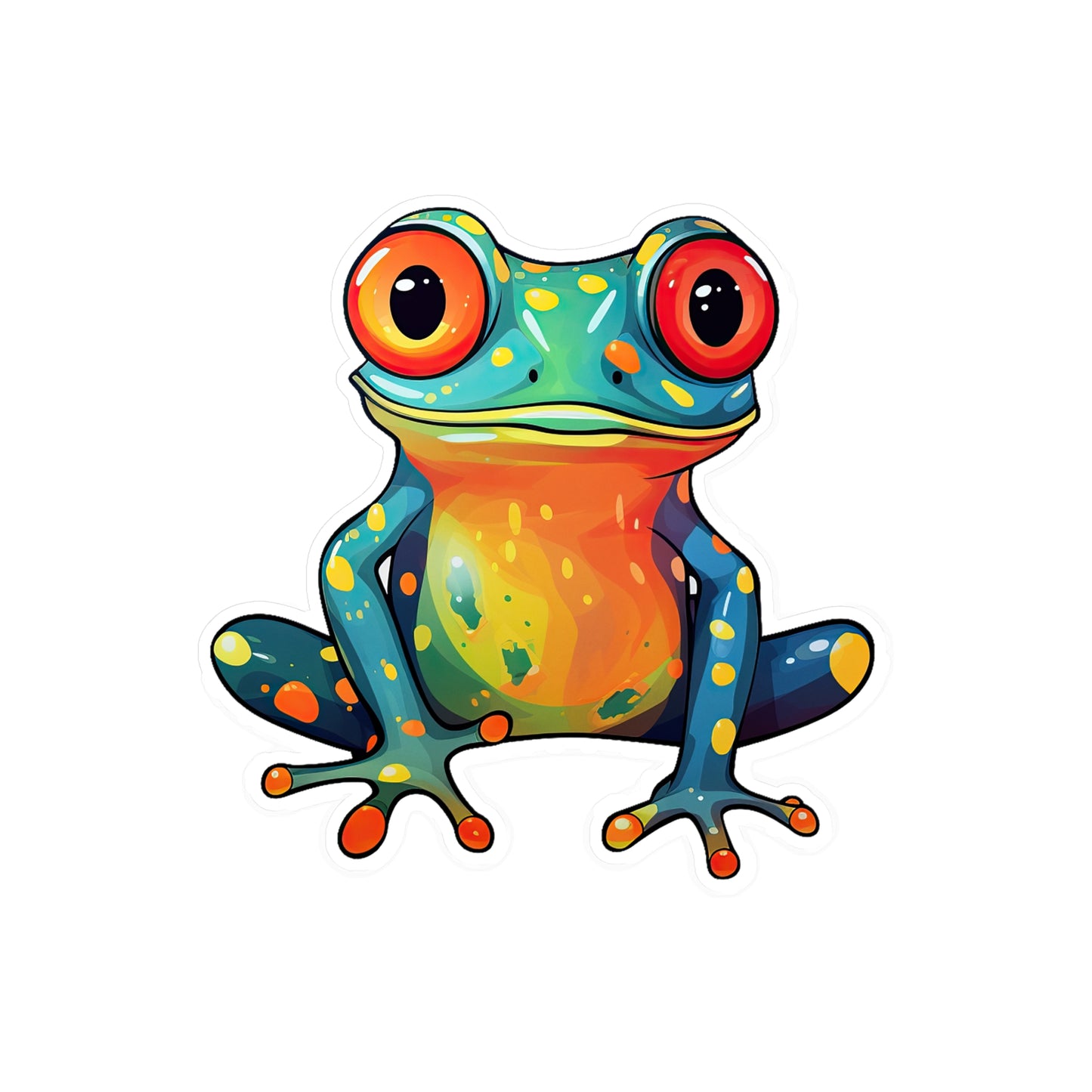 Froggy Fun Sticker