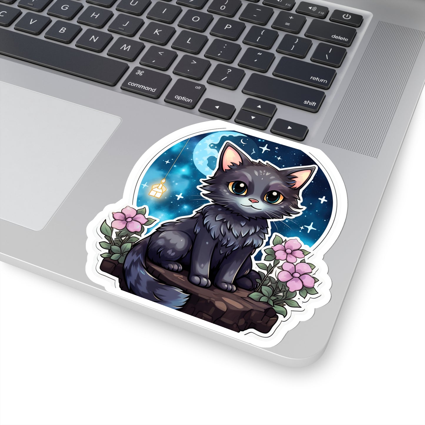 Lunar Kitty's Moonlit Garden Sticker