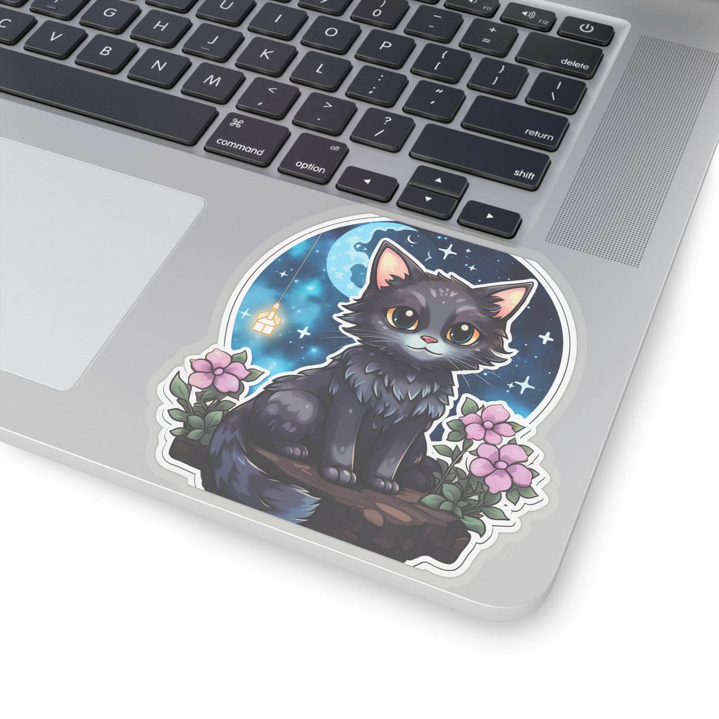 Lunar Kitty's Moonlit Garden Sticker