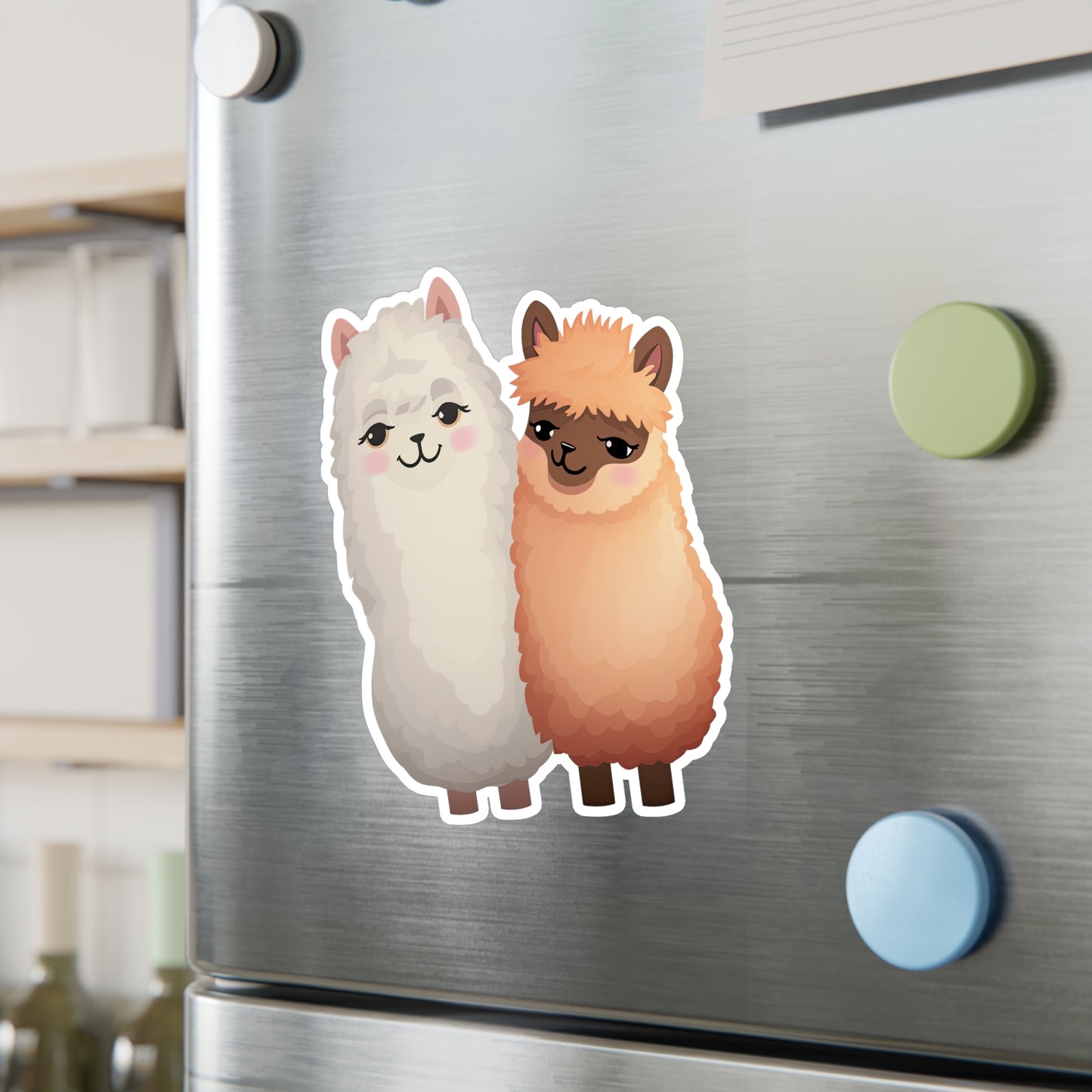 Adorable Curious Alpacas Sticker - Ultimate Cuteness | Must-Have Collectible Design