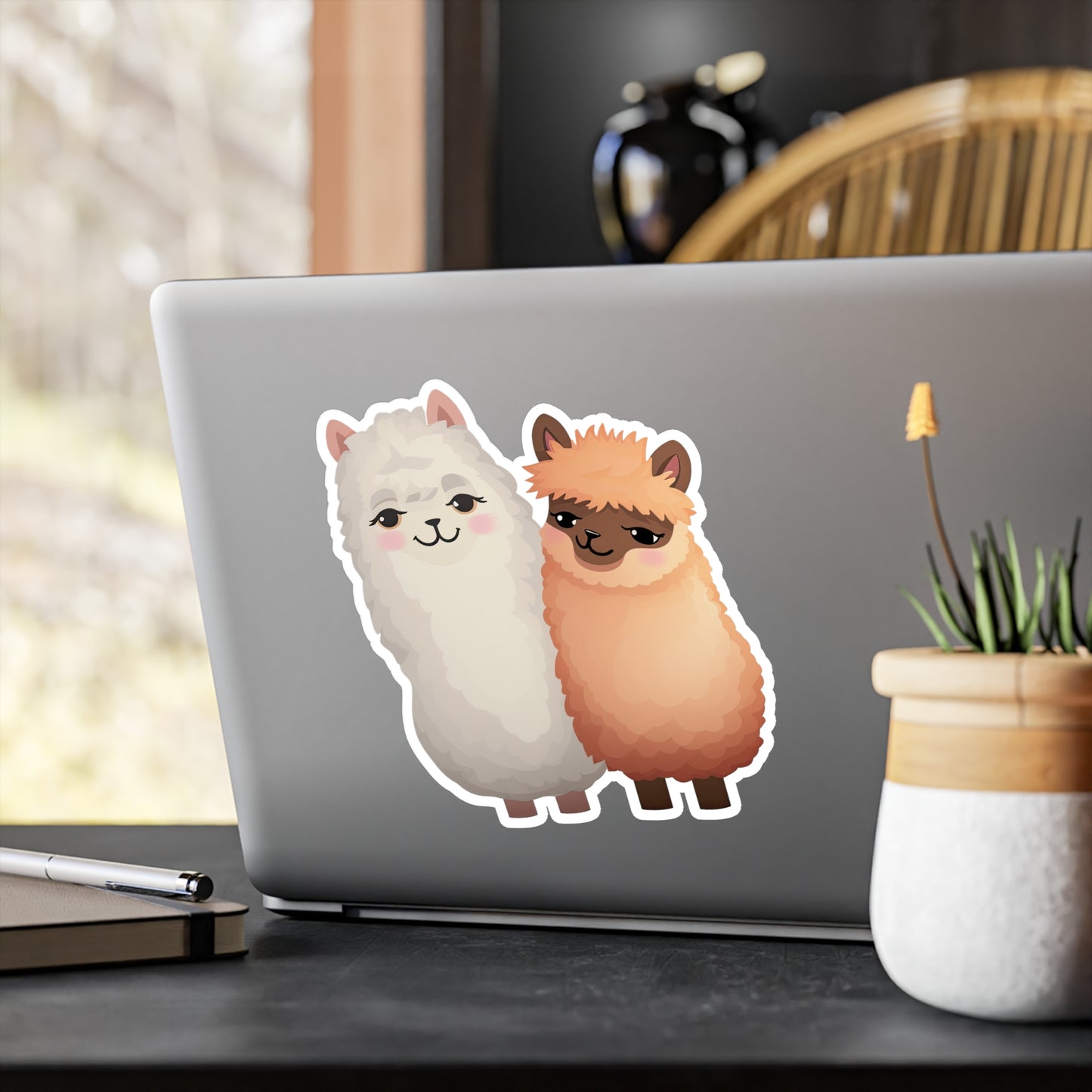 Adorable Curious Alpacas Sticker - Ultimate Cuteness | Must-Have Collectible Design