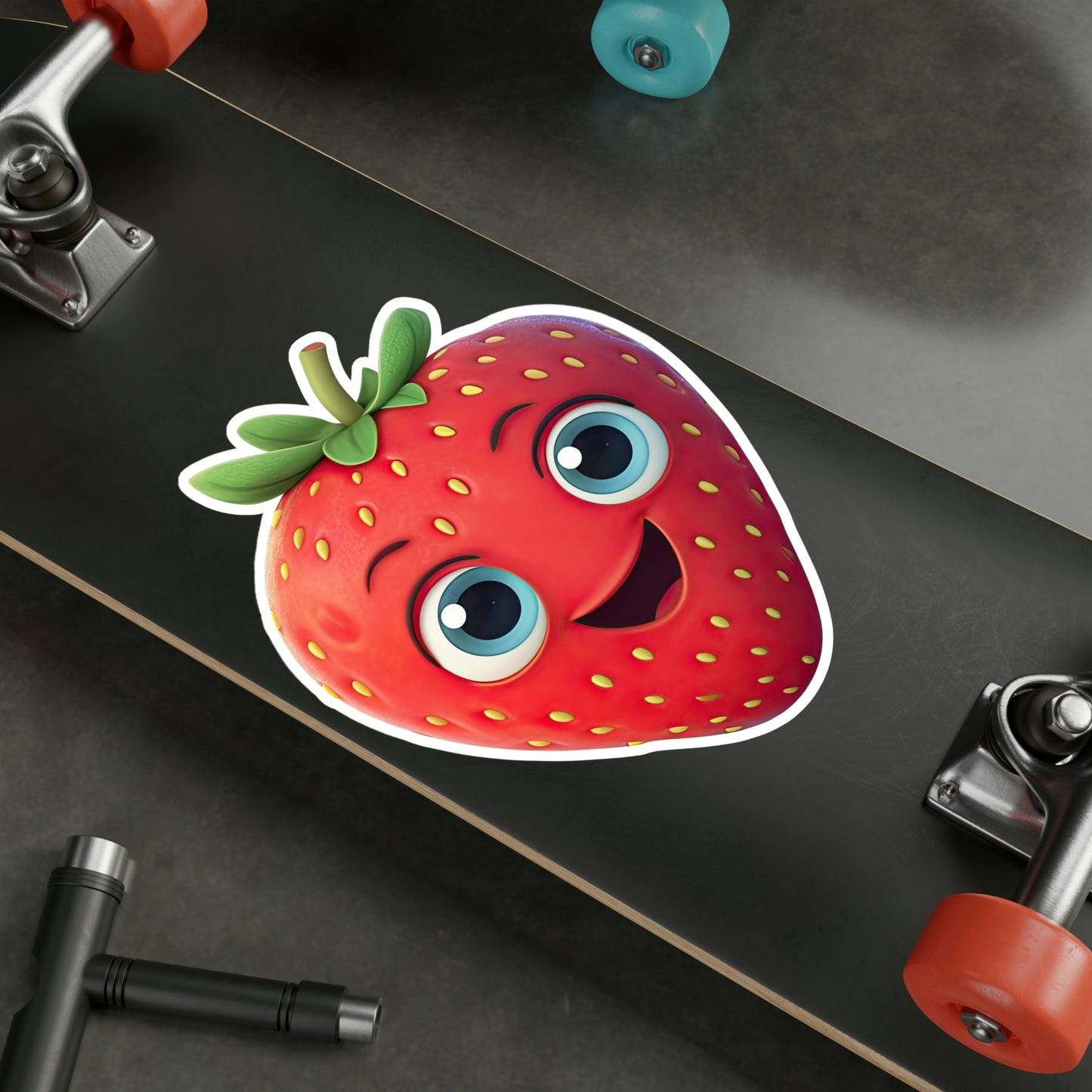 Adorable Sweet Strawberries Sticker – Cute & Unique Design – Perfect for Personalizing Your Gear!