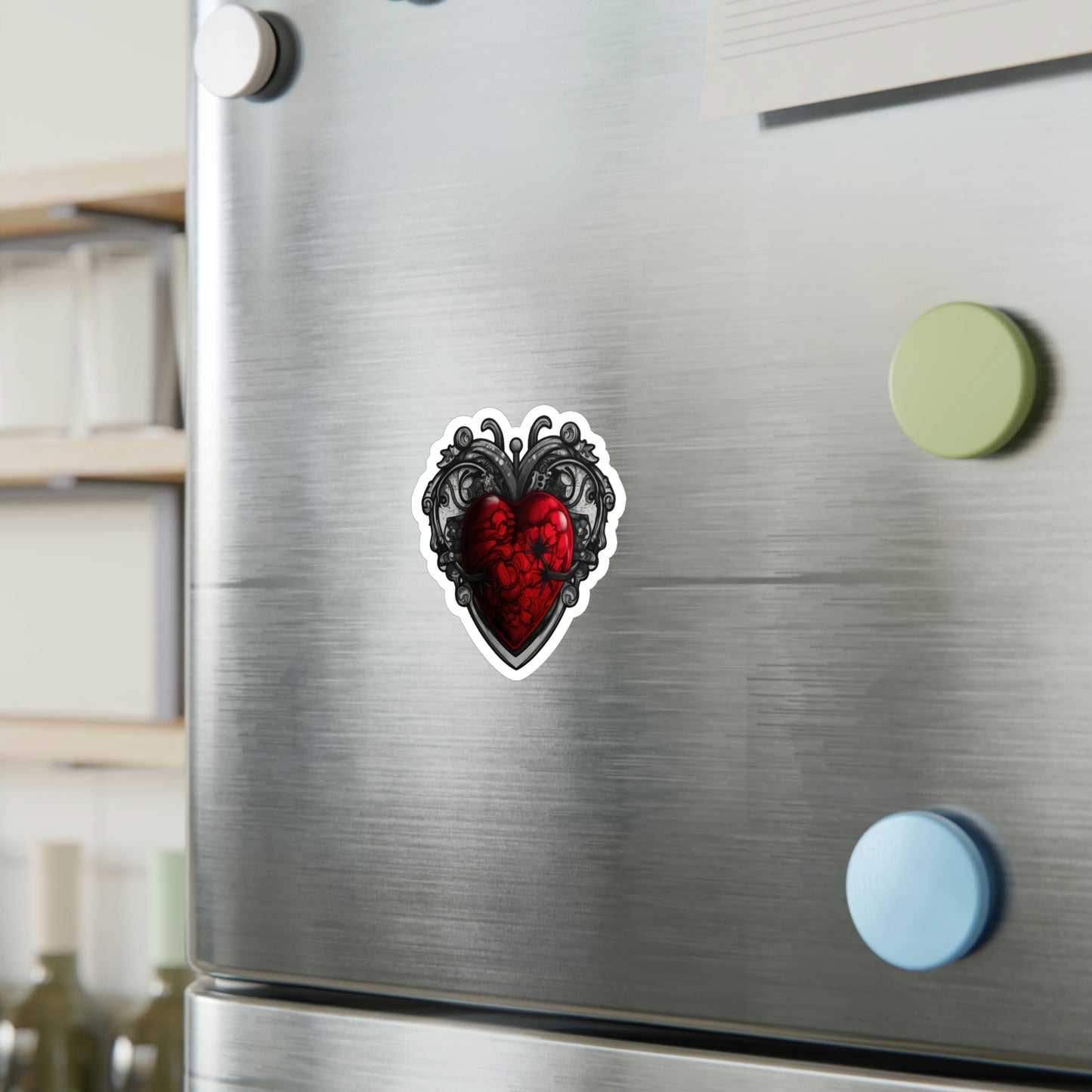 Gothic Heart Sticker: Edgy & Stylish Designs Perfect for Personalizing Your Gear - Top Rated & Trending Now!