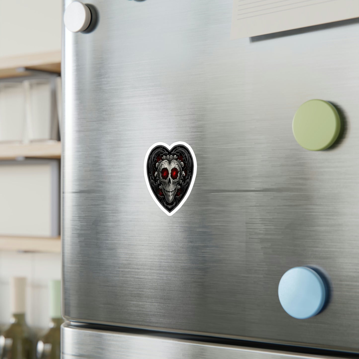 Captivating Gothic Heart Sticker - Perfect for Personalizing Laptops, Phones & More - Buy Now and Embrace Your Dark Side!