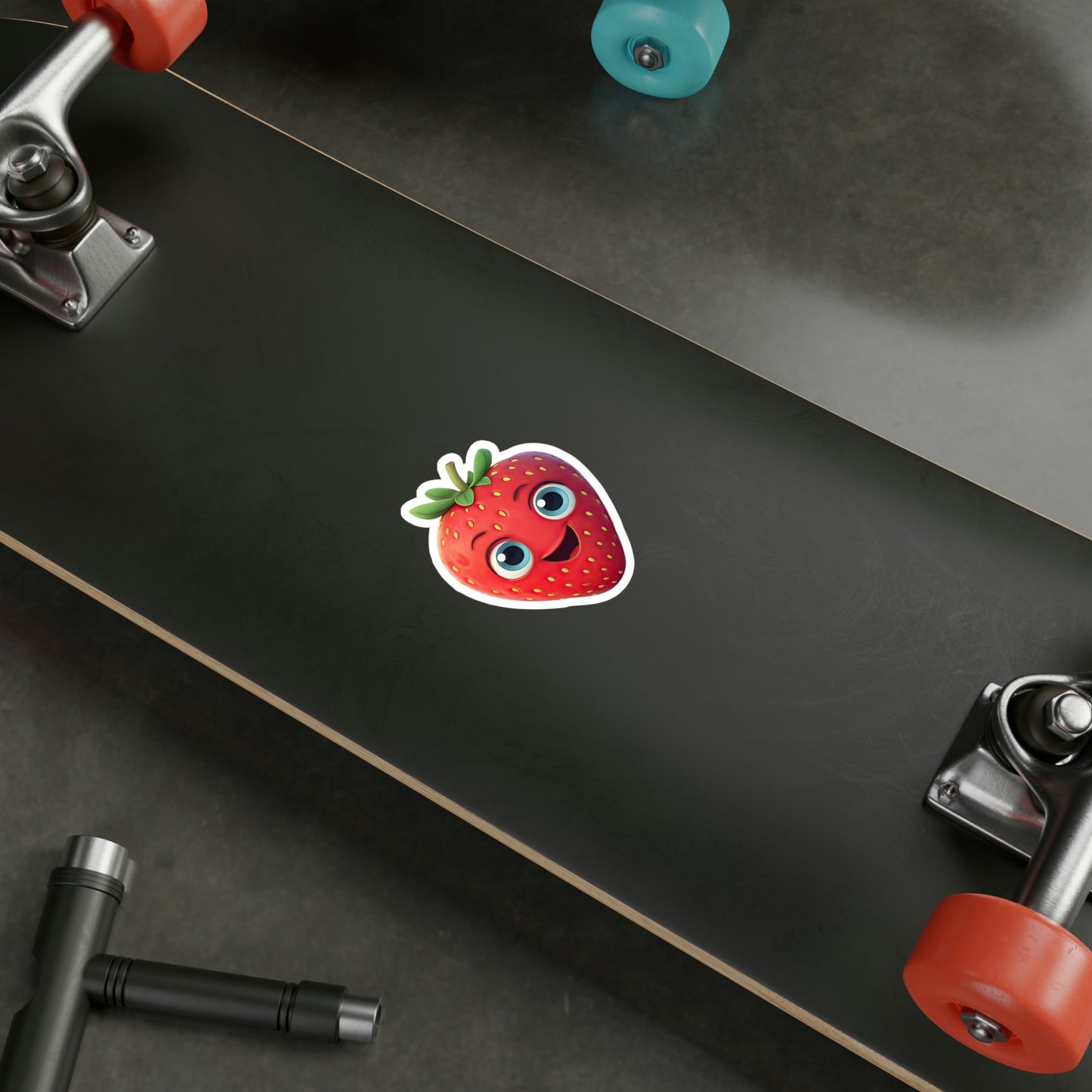 Adorable Sweet Strawberries Sticker – Cute & Unique Design – Perfect for Personalizing Your Gear!