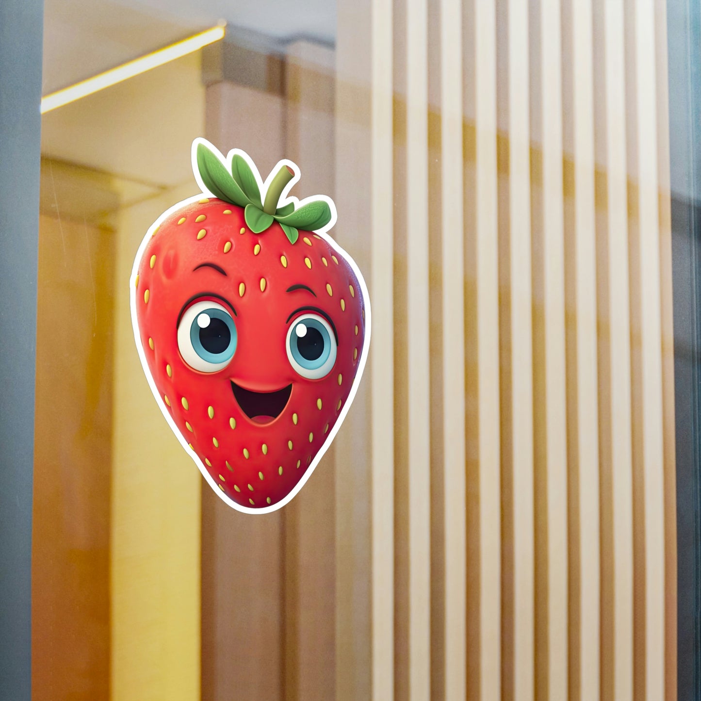 Adorable Sweet Strawberries Sticker – Cute & Unique Design – Perfect for Personalizing Your Gear!