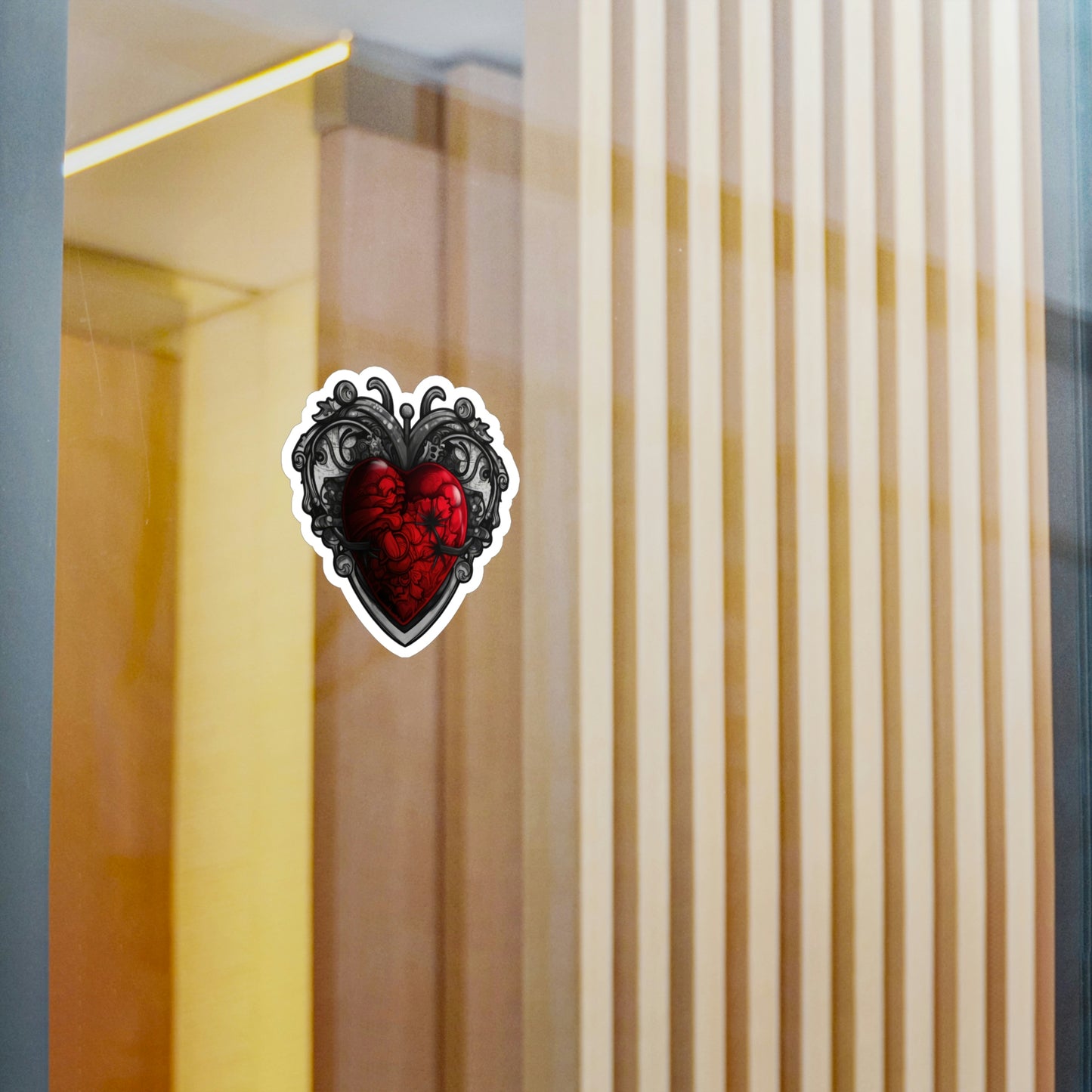 Gothic Heart Sticker: Edgy & Stylish Designs Perfect for Personalizing Your Gear - Top Rated & Trending Now!