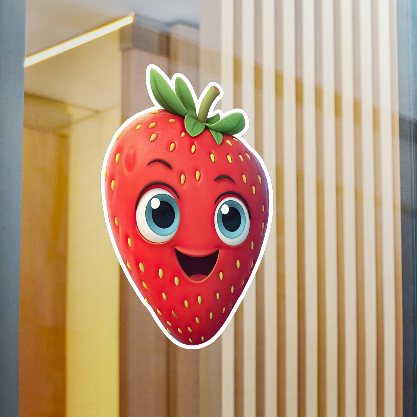 Adorable Sweet Strawberries Sticker – Cute & Unique Design – Perfect for Personalizing Your Gear!