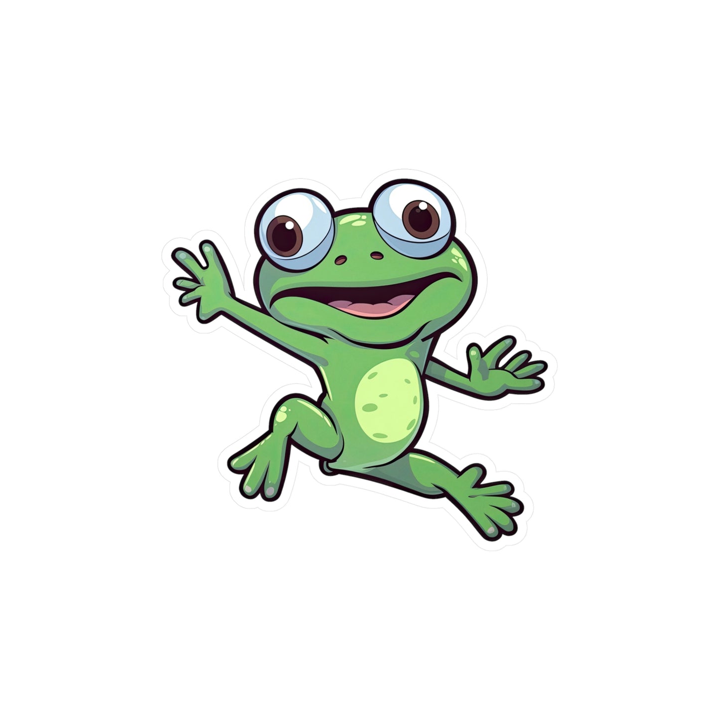 Adorable Jumping Frogs Sticker Designs: Get Yours Now! | Cute & Unique Frogs Stickers for All Ages