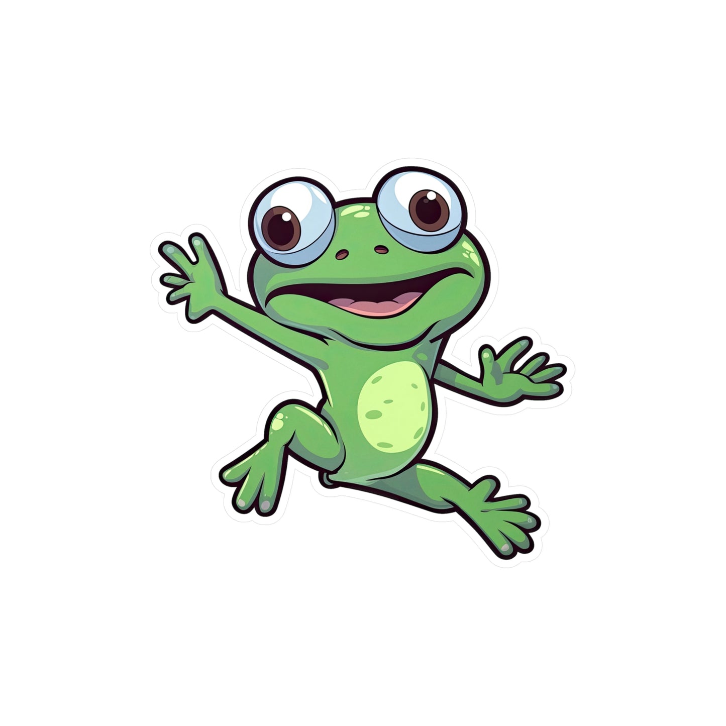 Adorable Jumping Frogs Sticker Designs: Get Yours Now! | Cute & Unique Frogs Stickers for All Ages