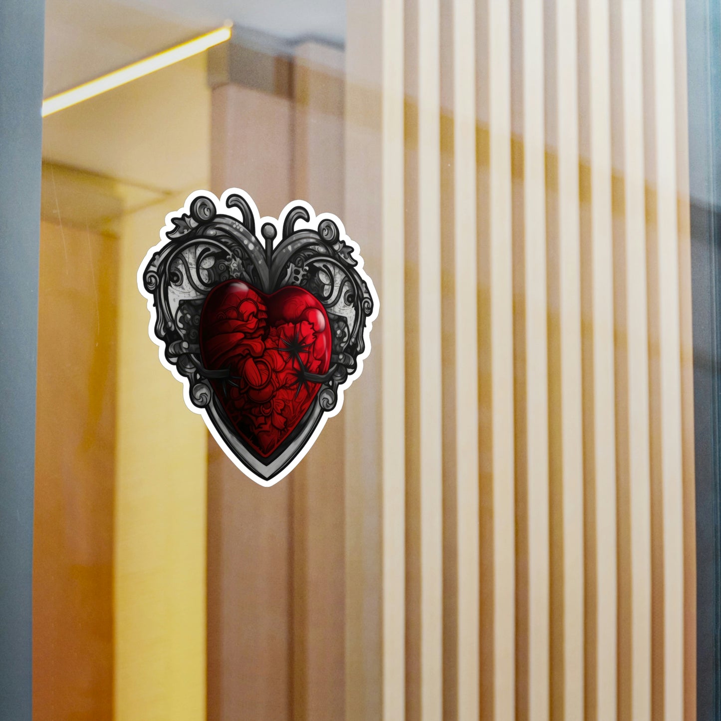 Gothic Heart Sticker: Edgy & Stylish Designs Perfect for Personalizing Your Gear - Top Rated & Trending Now!