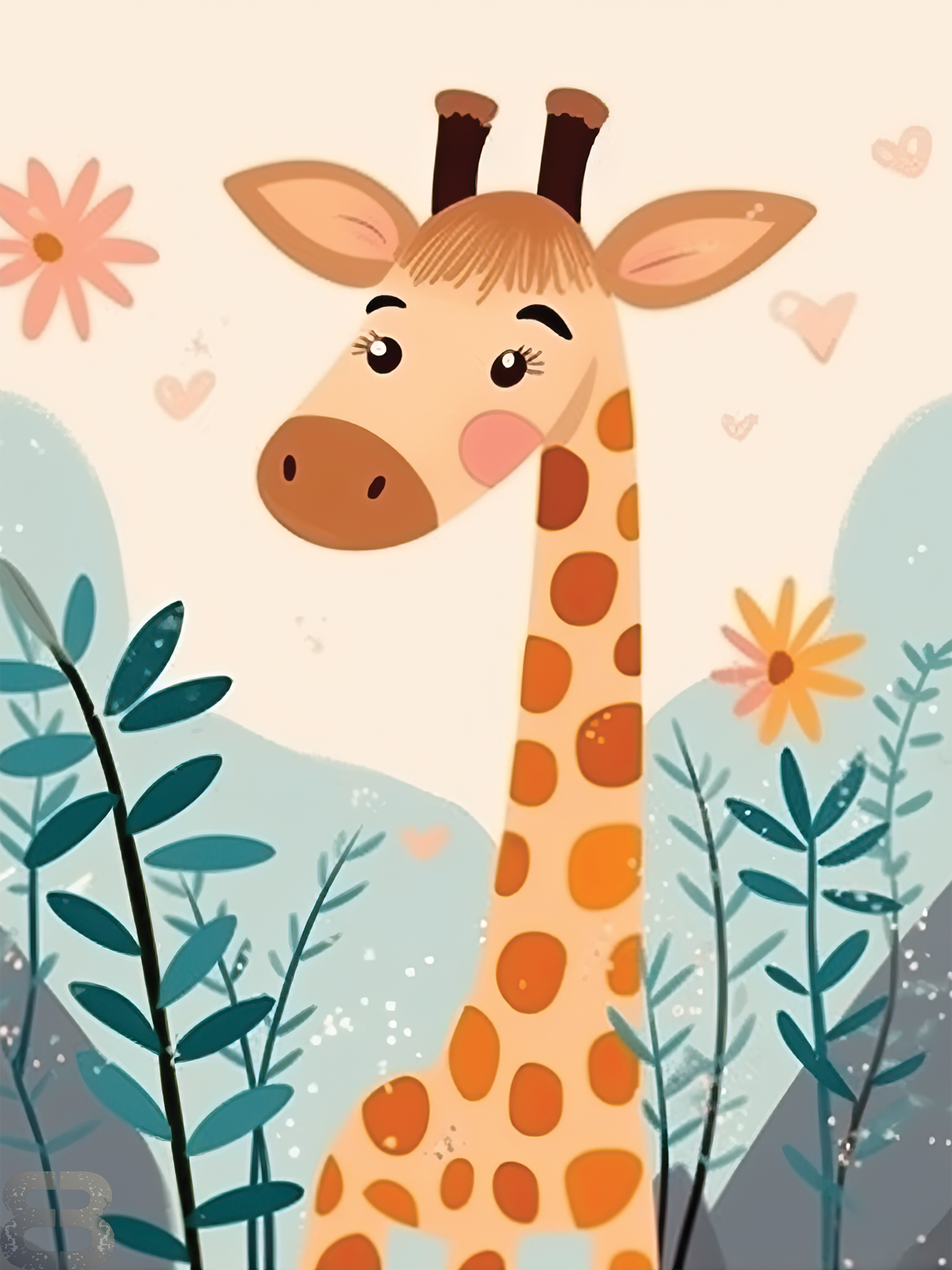 Boho Safari Nursery Prints - Baby Nursery Decor - Nursery Wall Art - Baby Animal Prints - Nursery Wall Prints - Unique Nursery Decor